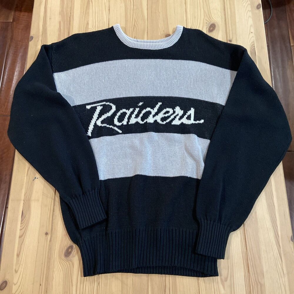 Vintage Oakland Raiders Cliff Engle Sweater Football Sweatshirt, Size Medium